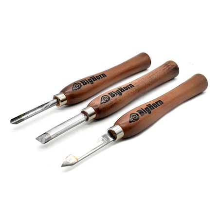 Big Horn 3 Piece Pen Turning Chisel Set 26155